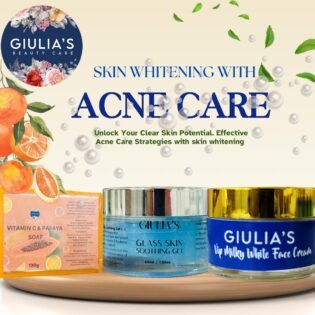 Acne Clearing and whitening Skincare Kit