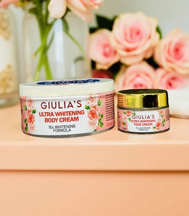 Ultra Whitening Face and Body Cream Combo