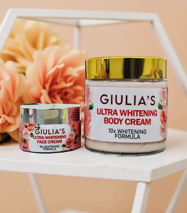 Ultra Whitening Mini Face Cream and Body Cream Combo